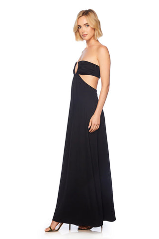 Susana Monaco U Wire Cutout Maxi in Black