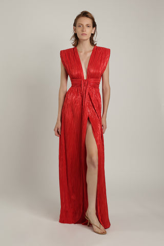 woman wearing the Sabina Musayev Lana Gown