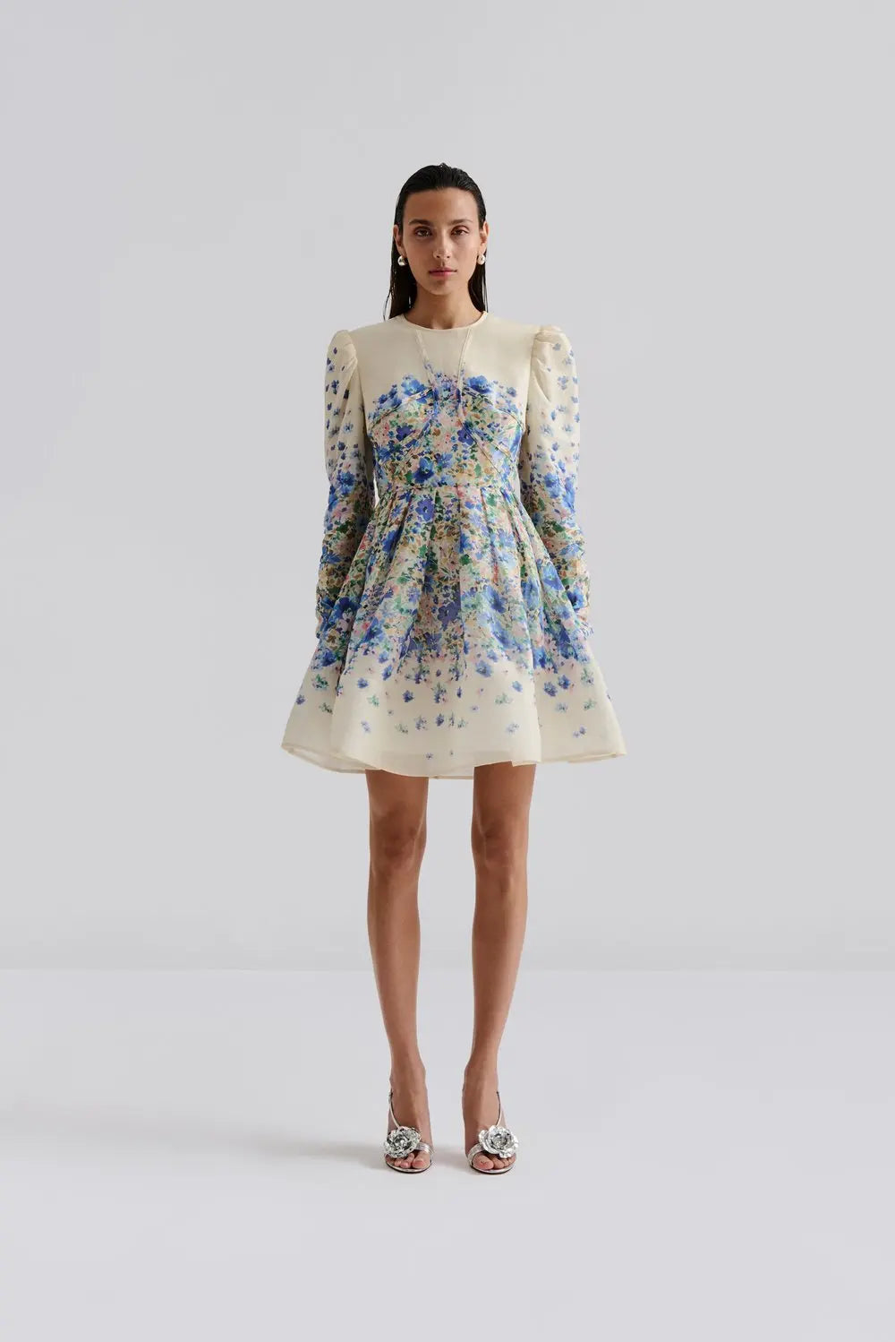 Malina Leoni Mini Dress in Ditsy – TrenLend