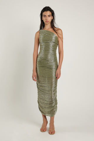 Woman wearing the Sabina Musayev Melissa Dress