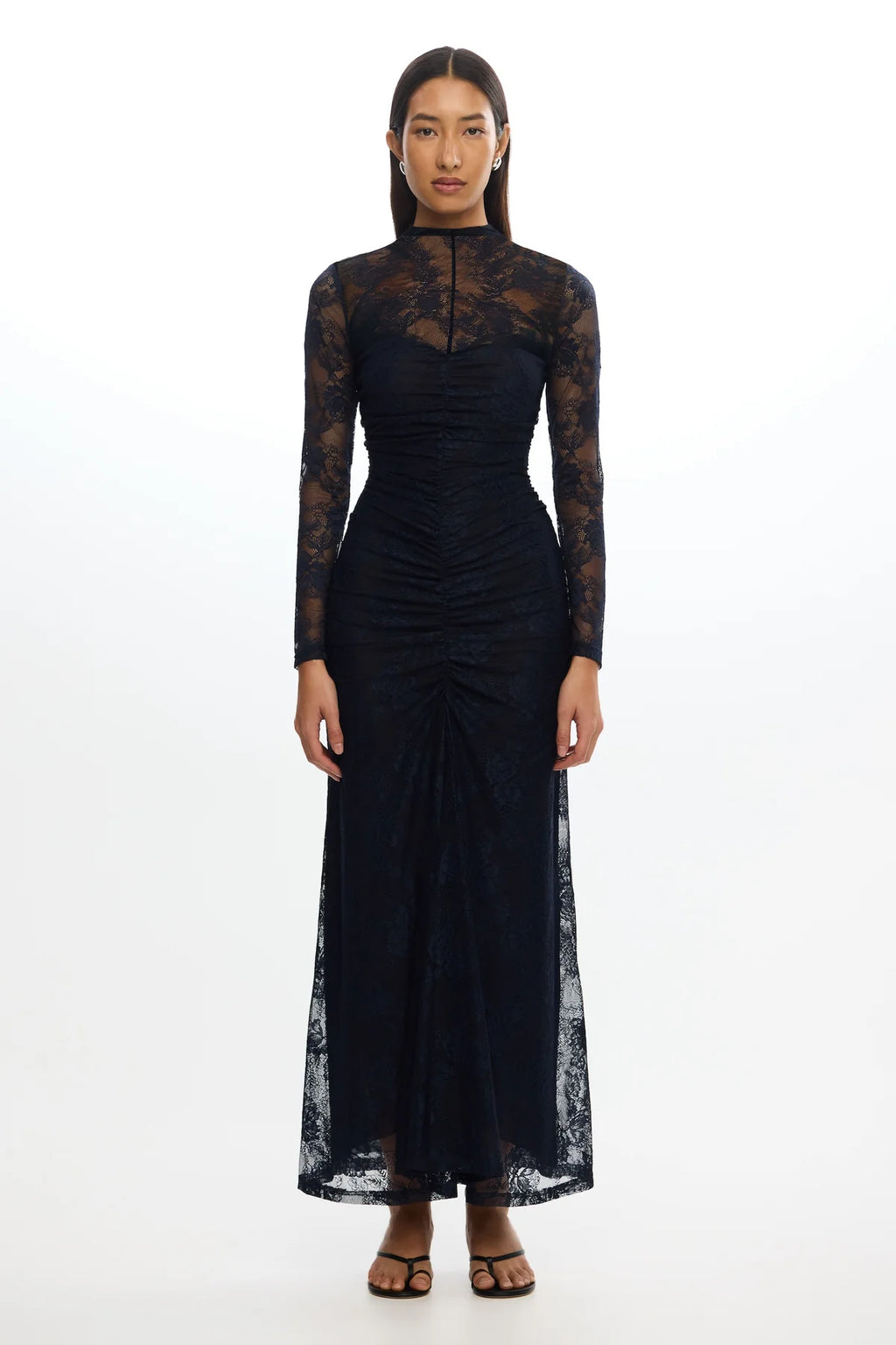fitted lace wedding dress Significant Other Nida Long Sleeve Maxi Dress – TrenLend
