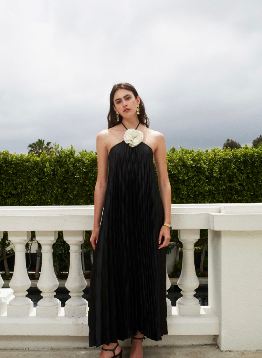 strapless open back dress Palermo Dress – omar + elsie main image 1