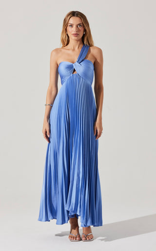 ASTR The Label Rasya Dress in Periwinkle