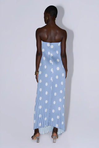 L'idee Black Tie Gown in Baltic Polka