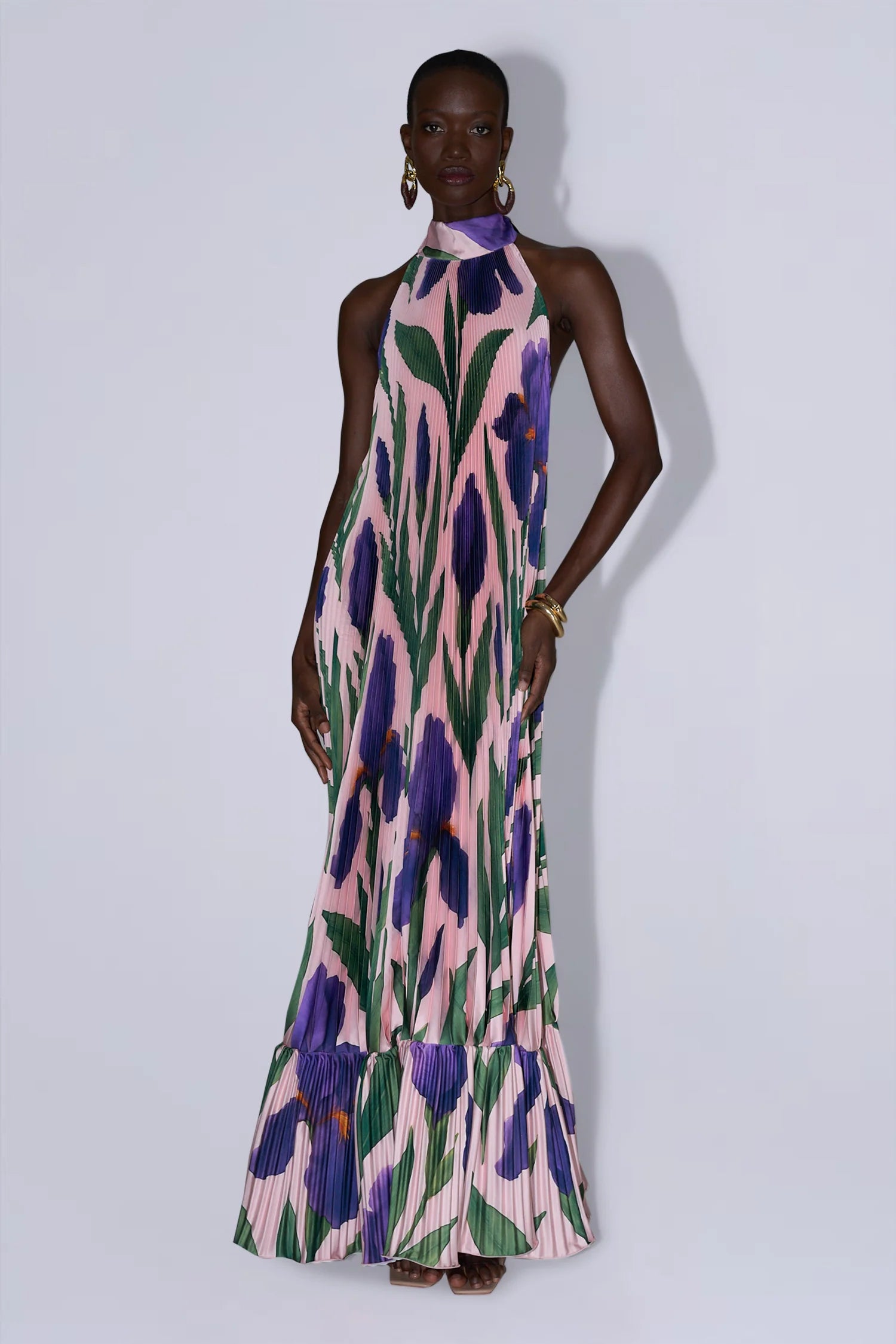 L'idee Apres Gown in Iris Garden – TrenLend