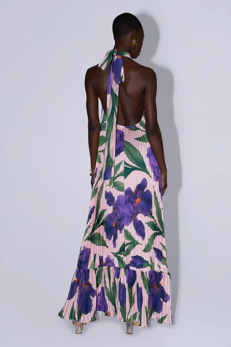 L'idee Apres Gown in Iris Garden – TrenLend