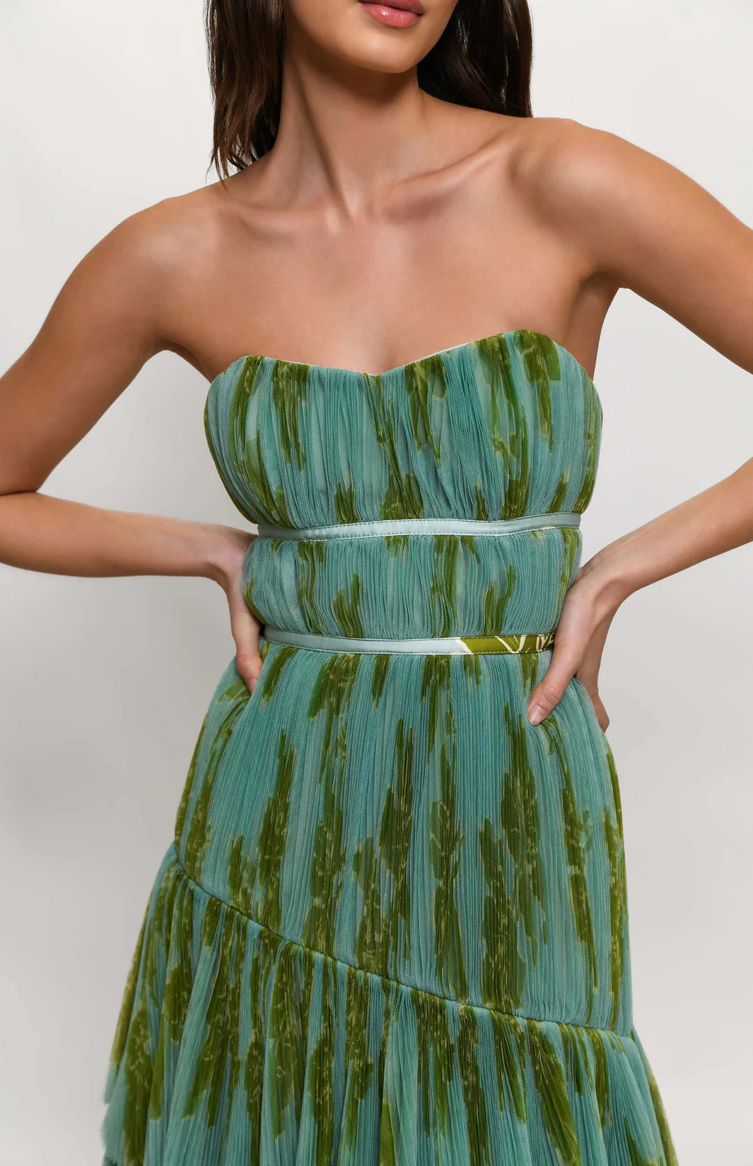 hutch lanza strapless tiered ruffle maxi dress Hutch | Dresses | Hutch Lanza Teal Emerald Strapless Tiered Maxi Dress
