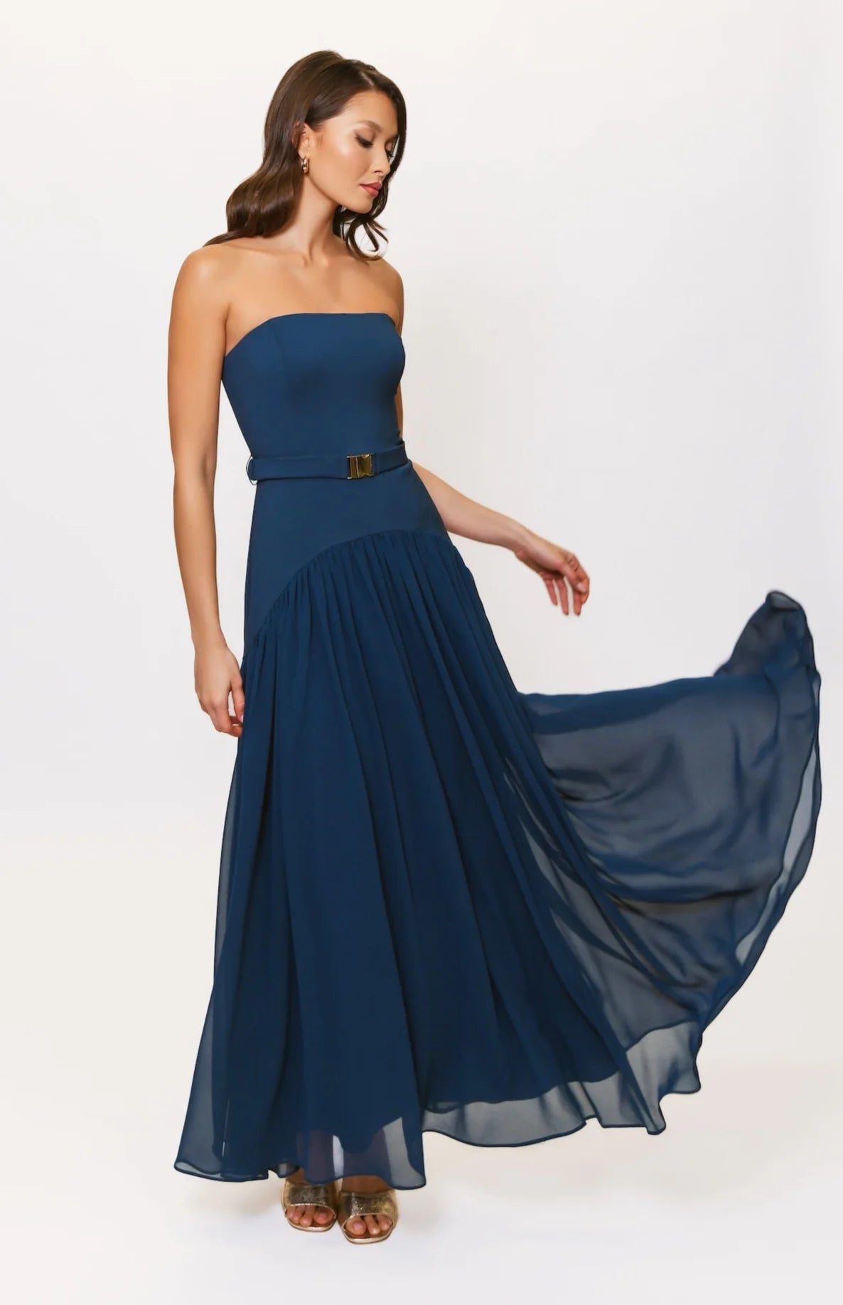 Hutch Carmel Maxi Dress in Navy TrenLend Hutch Carmel Maxi Dress in Navy TrenLend