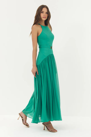 Hutch Abbey Dress in Green TrenLend Hutch Abbey Dress in Green TrenLend