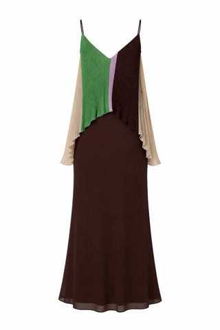 Baobab Danielle Maxi Dress in Cafe Verde