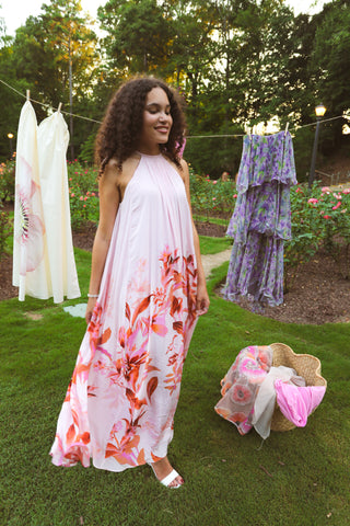 Rococo Sand Flared Maxi Dress
