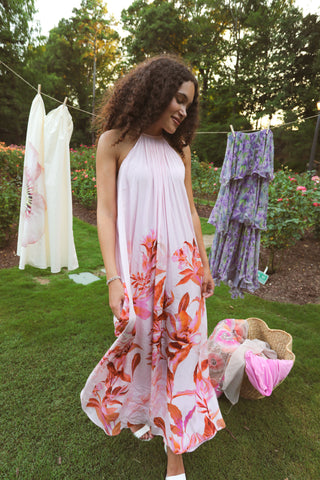 Rococo Sand Flared Maxi Dress