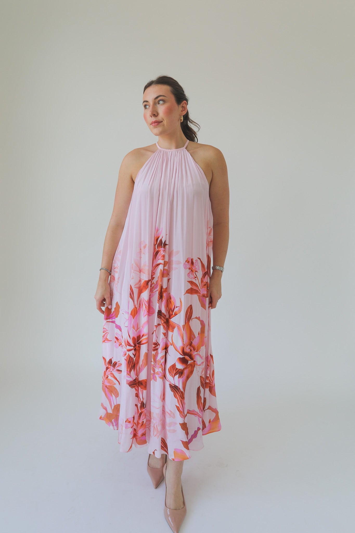 Rococo Sand Flared Maxi Dress TrenLend Rococo Sand Flared Maxi Dress TrenLend