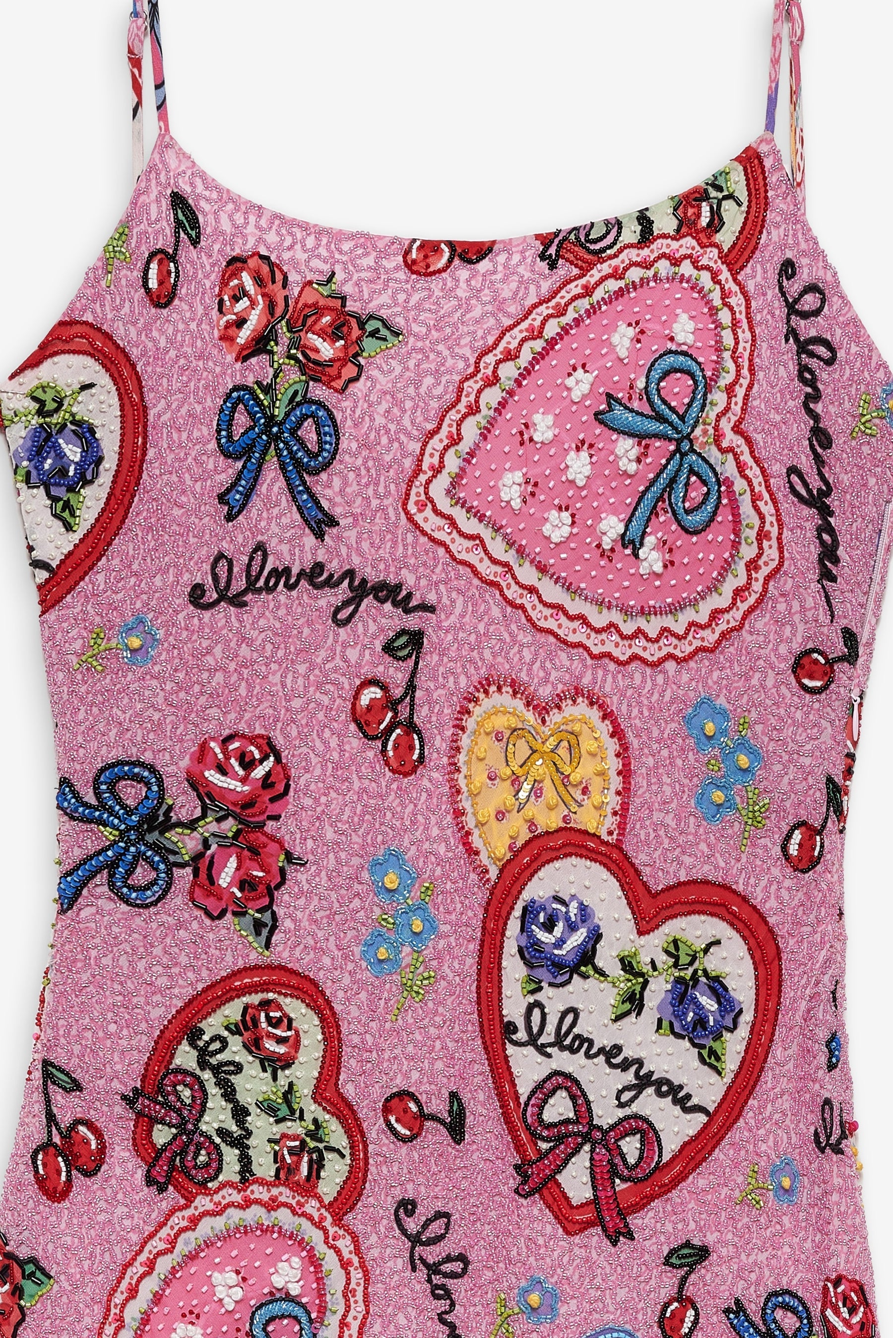 For Love and Lemons I Love You Beaded Mini TrenLend For Love and Lemons I Love You Beaded Mini TrenLend