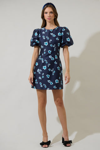 Elissa Jacquard Mini Dress