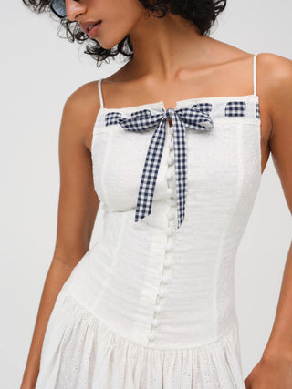 For Love and Lemons Ruby Ribbon Midi Dress