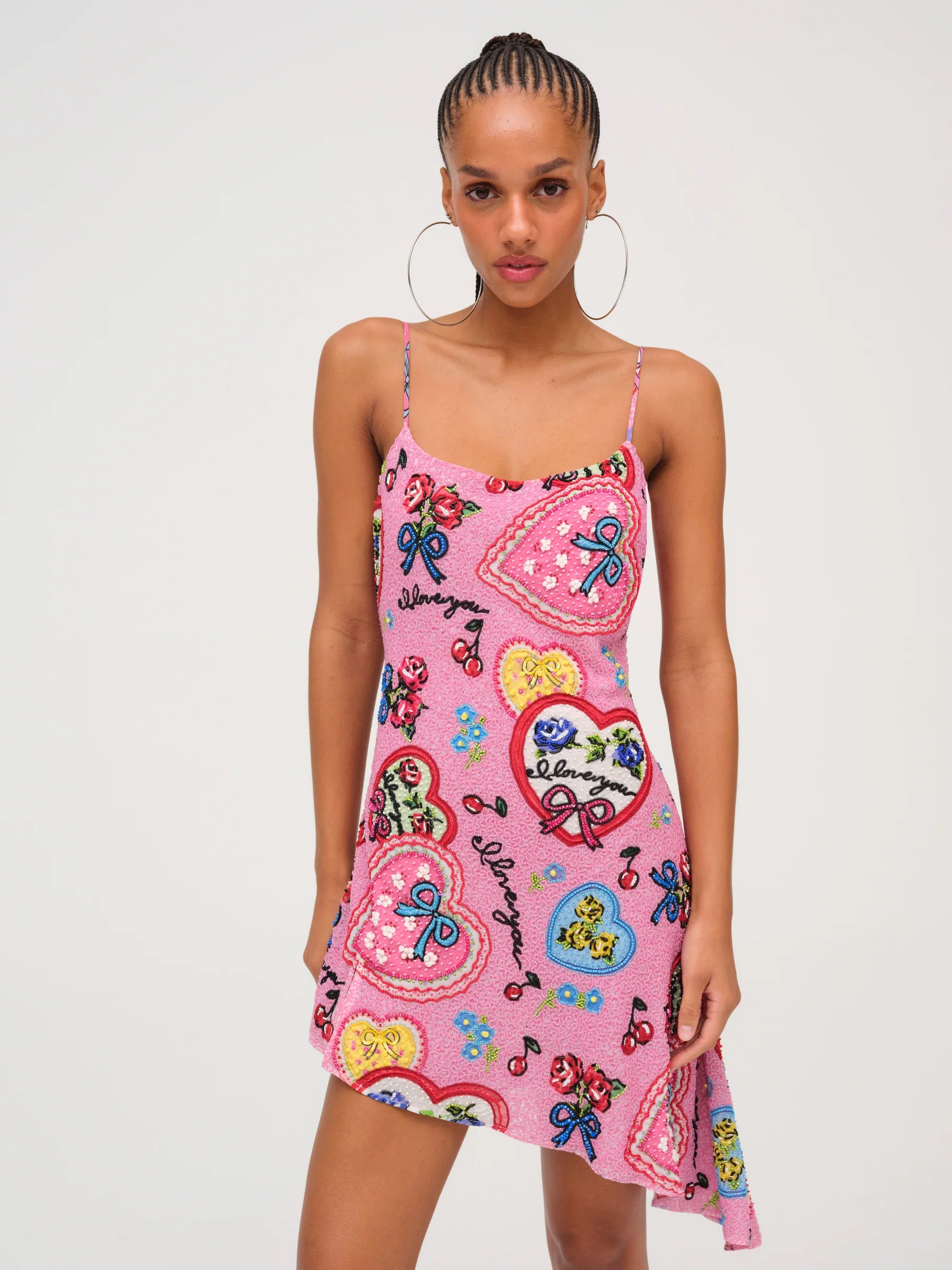 For Love and Lemons I Love You Beaded Mini TrenLend For Love and Lemons I Love You Beaded Mini TrenLend