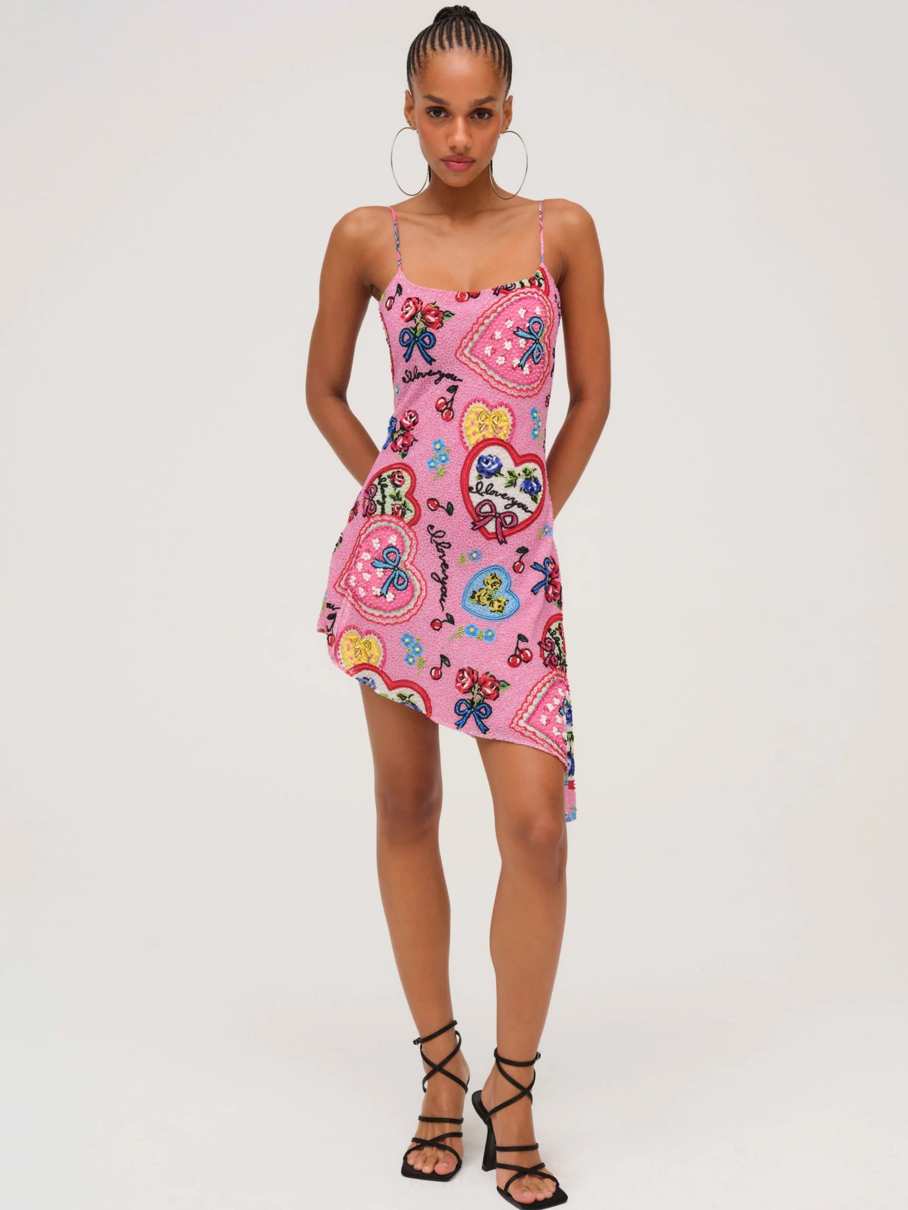 For Love and Lemons I Love You Beaded Mini TrenLend For Love and Lemons I Love You Beaded Mini TrenLend