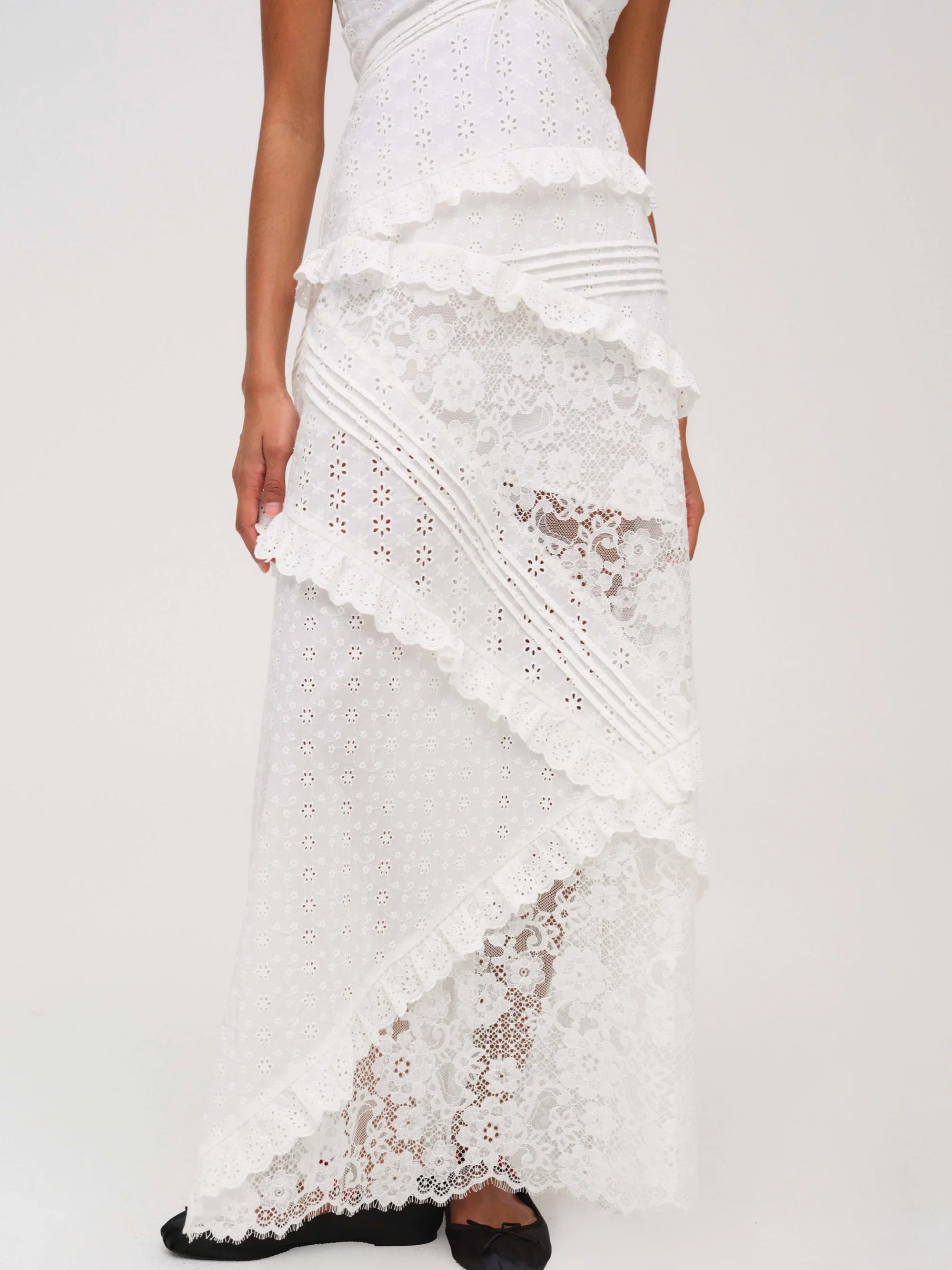 for love and lemons rosalyn maxi dress For Love and Lemons Rosalyn Maxi in White – TrenLend