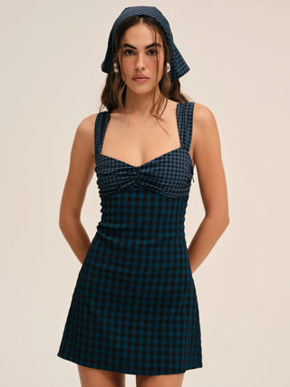 For Love and Lemons Blue River Mini Dress