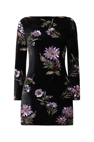 Elliatt Clio Long Sleeve Mini in Black