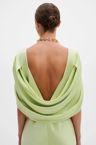 Malina Louise Maxi Dress in Pistachio