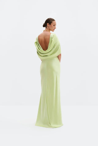 Malina Louise Maxi Dress in Pistachio