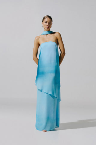 Baobab El Maxi Dress in Cascade Blue TrenLend Baobab El Maxi Dress in Cascade Blue TrenLend