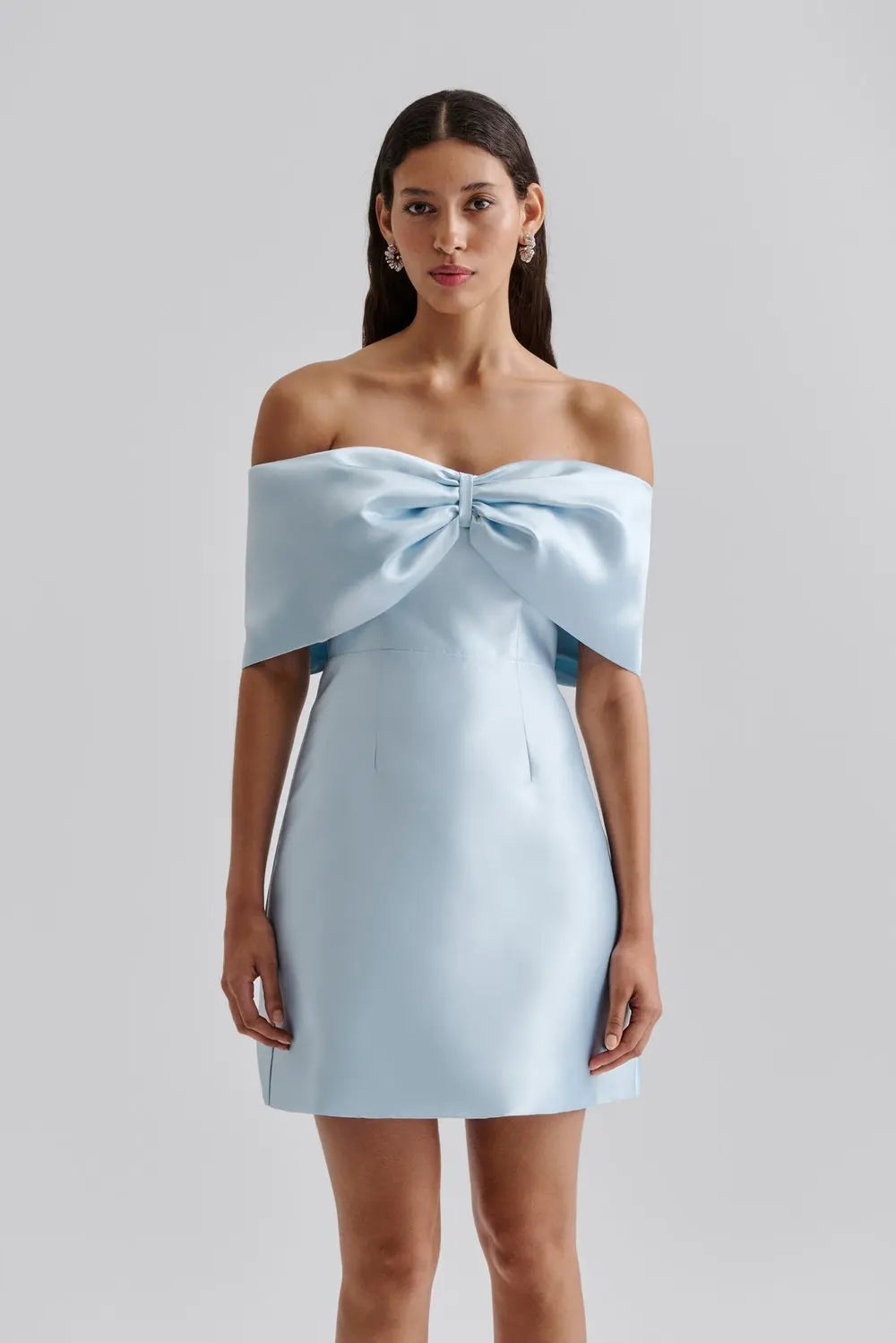 bow dress mini HoCo Queen Bow Mini Dress - Pink