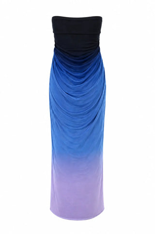 Baobab Lena Maxi Dress in Tramonto Blu