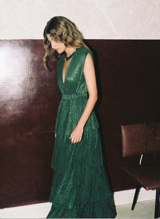 Sabina Musayev Skylar Dress in Fern Green
