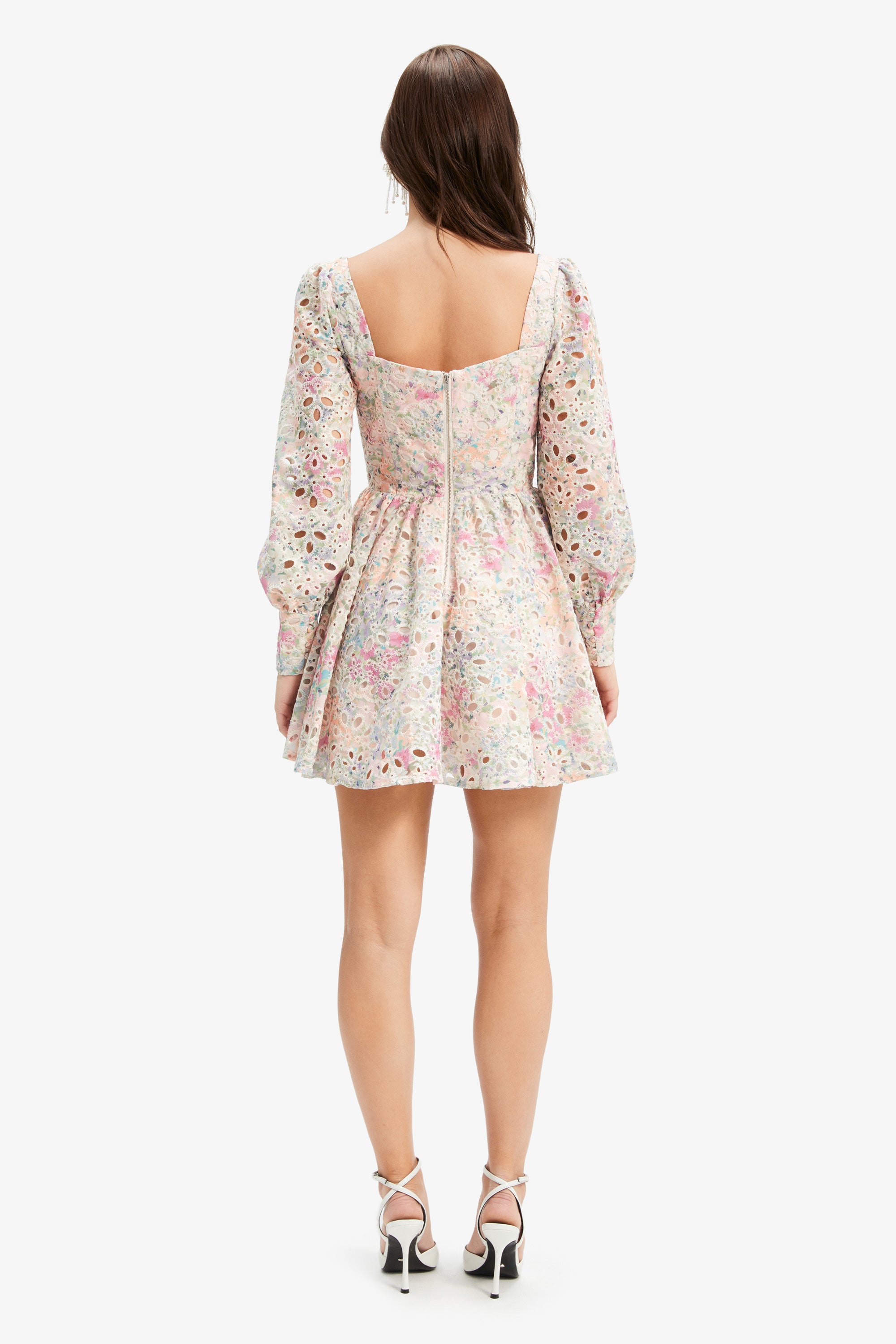 Bardot Lila Flounce Broderie Mini TrenLend Bardot Lila Flounce Broderie Mini TrenLend