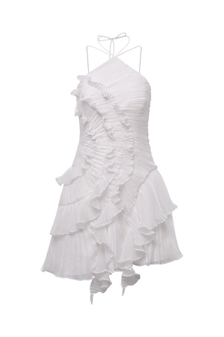 Amur Velora Asymmetrical Mini in Ivory TrenLend Amur Velora Asymmetrical Mini in Ivory TrenLend