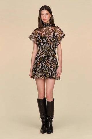 Amur Evelyn Layered Mini Dress