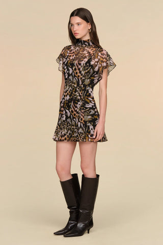 Amur Evelyn Layered Mini Dress