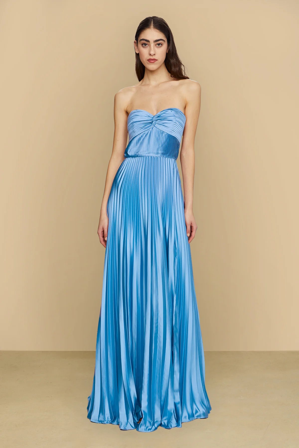 Amur Stef Pleated Gown TrenLend Amur Stef Pleated Gown TrenLend