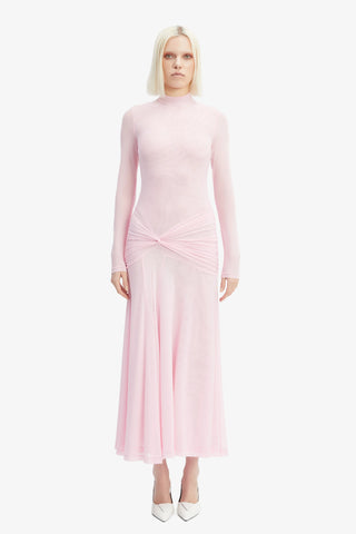 Bardot Lea Mesh Midi in Light Pink TrenLend Bardot Lea Mesh Midi in Light Pink TrenLend