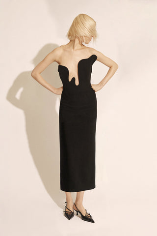 Bardot Rosalyn Midi Dress in Black