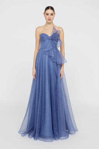 Theia Joanna Bow Bodice Gown