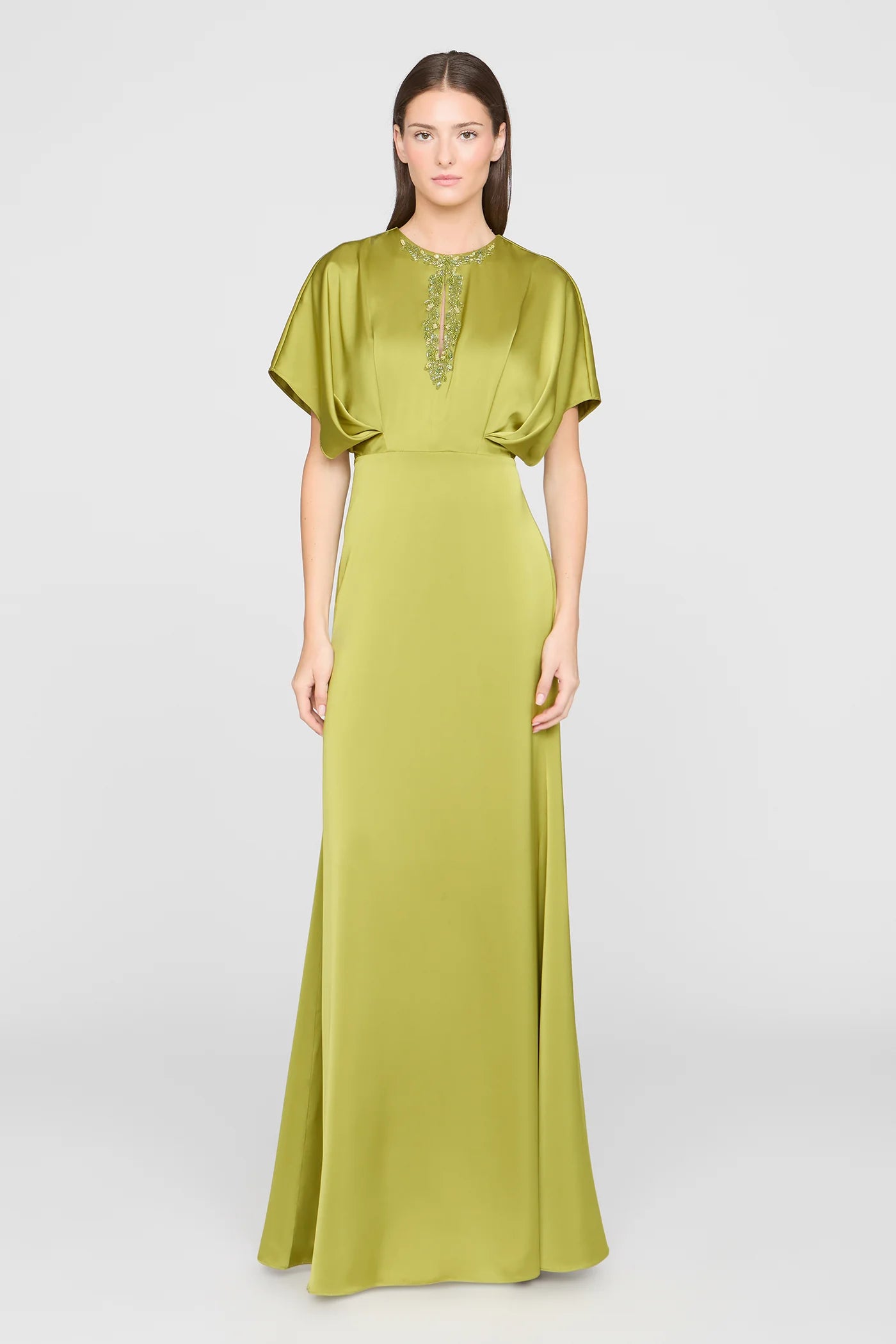Theia Fern Fit and Flare Gown TrenLend Theia Fern Fit and Flare Gown TrenLend