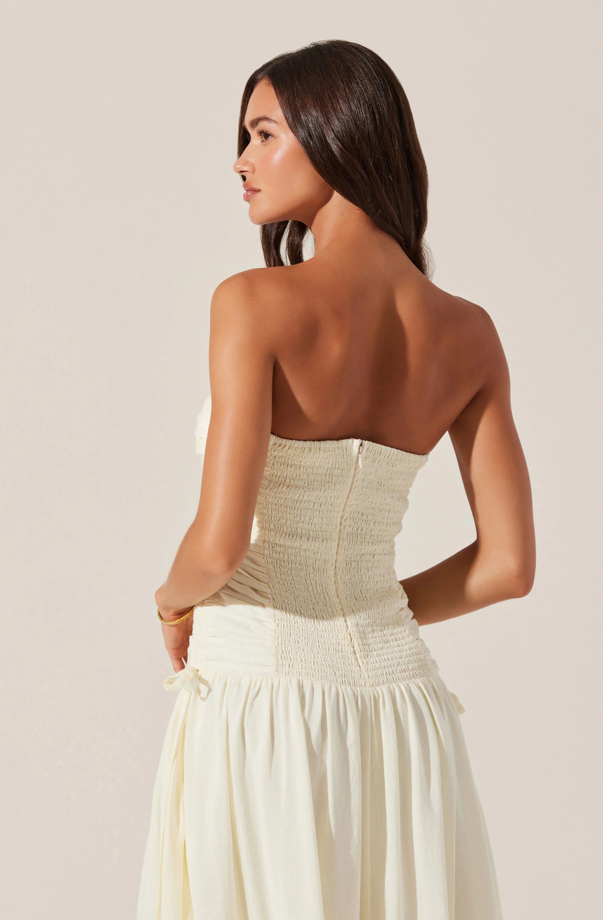 zori linen blend midi dress ASTR The Label Zori Dress by Astr The Label