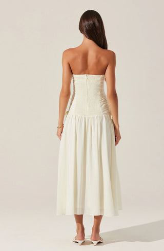 ASTR The Label Zori Strapless Maxi Dress