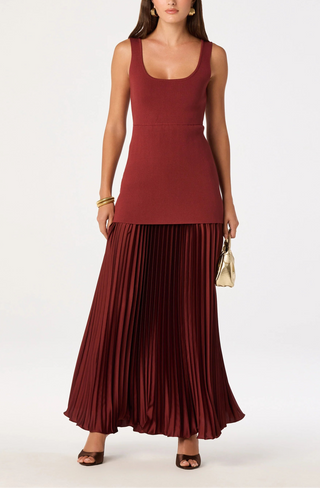ASTR The Label Adison Drop Waist Maxi Dress