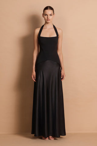 Nookie Alice Halter Maxi in Black