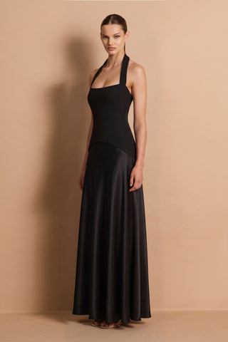 Nookie Alice Halter Maxi in Black