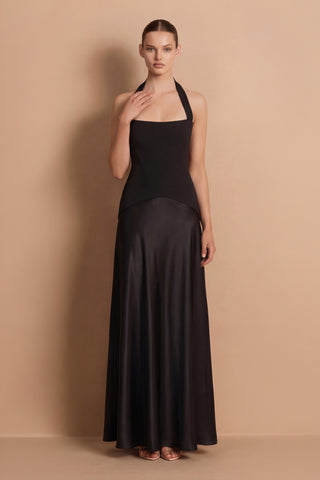 Nookie Alice Halter Maxi in Black
