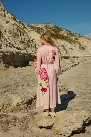 Aston Studio Lucille Dress Icing Phalae