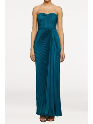 Amur Joyceann Sweetheart Gown in Blue Cassius