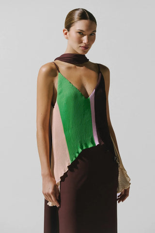 Baobab Danielle Maxi Dress in Cafe Verde
