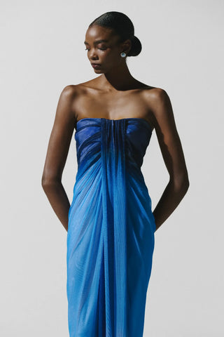 Baobab Lena Maxi Dress in Tramonto Blu – TrenLend